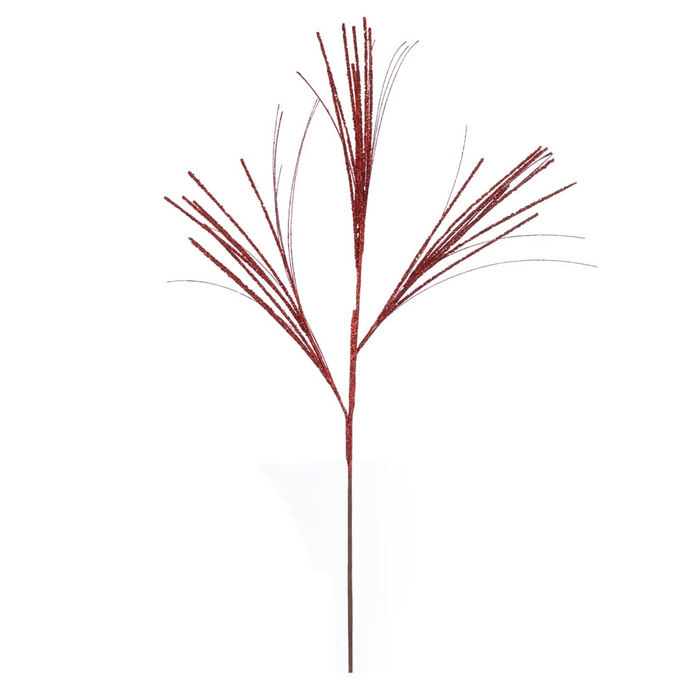 C.GRASS NATAL C/GLITTER (VERMELHO) 94cm