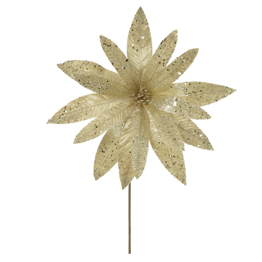 H.BICO PAPAGAIO NATAL AVELUDADO (CHAMPANHE GLITTER CHAMPANHE) 40cm 35d