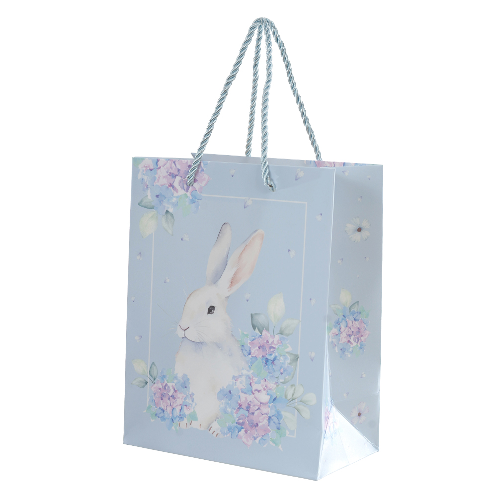 SACOLA DE PAPEL RUSTICA (LILAS) 23X18X10cm