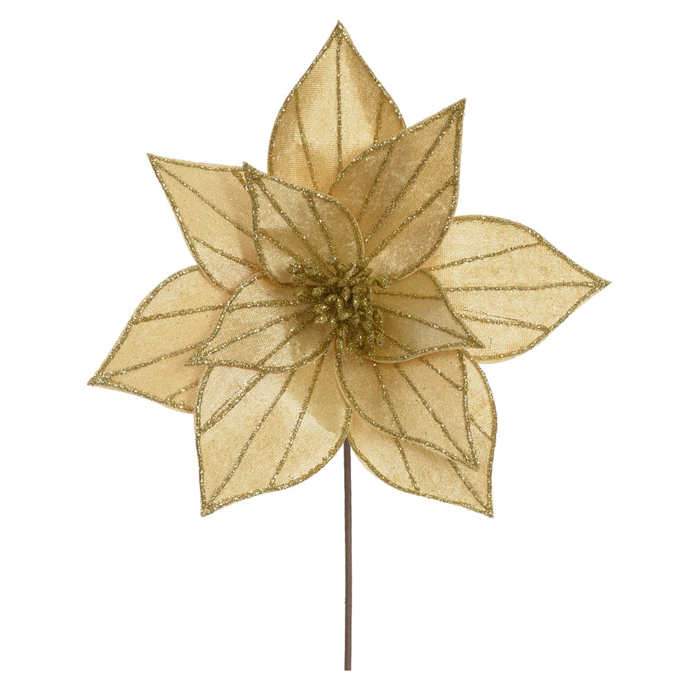 H.BICO PAPAGAIO NATAL AVELUDADO (DOURADO GLITTER DOURADO) 20cm 27d