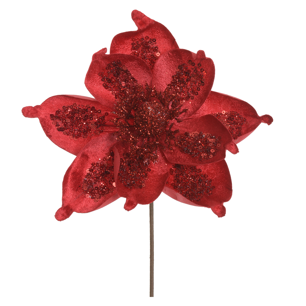 H.MAGNOLIA NATAL AVELUDADO (VERMELHO) 17cm 20d