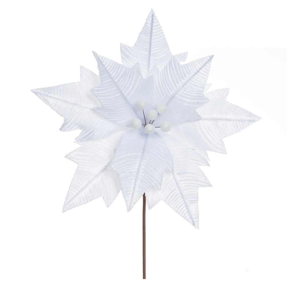 H.BICO PAPAGAIO NATAL AVELUDADO (BRANCO) 26cm 29d