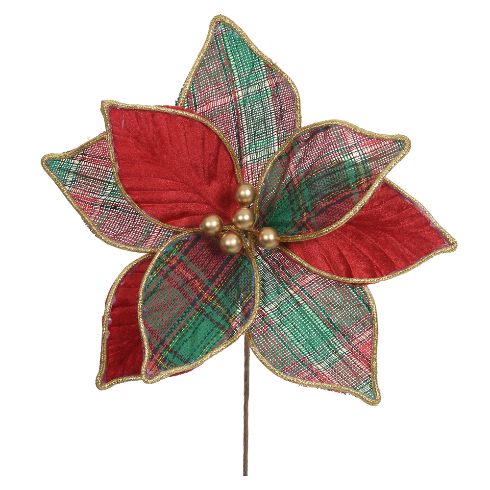 H.BICO DE PAPAGAIO NATAL (VERMELHO XADREZ) 20cm 26d