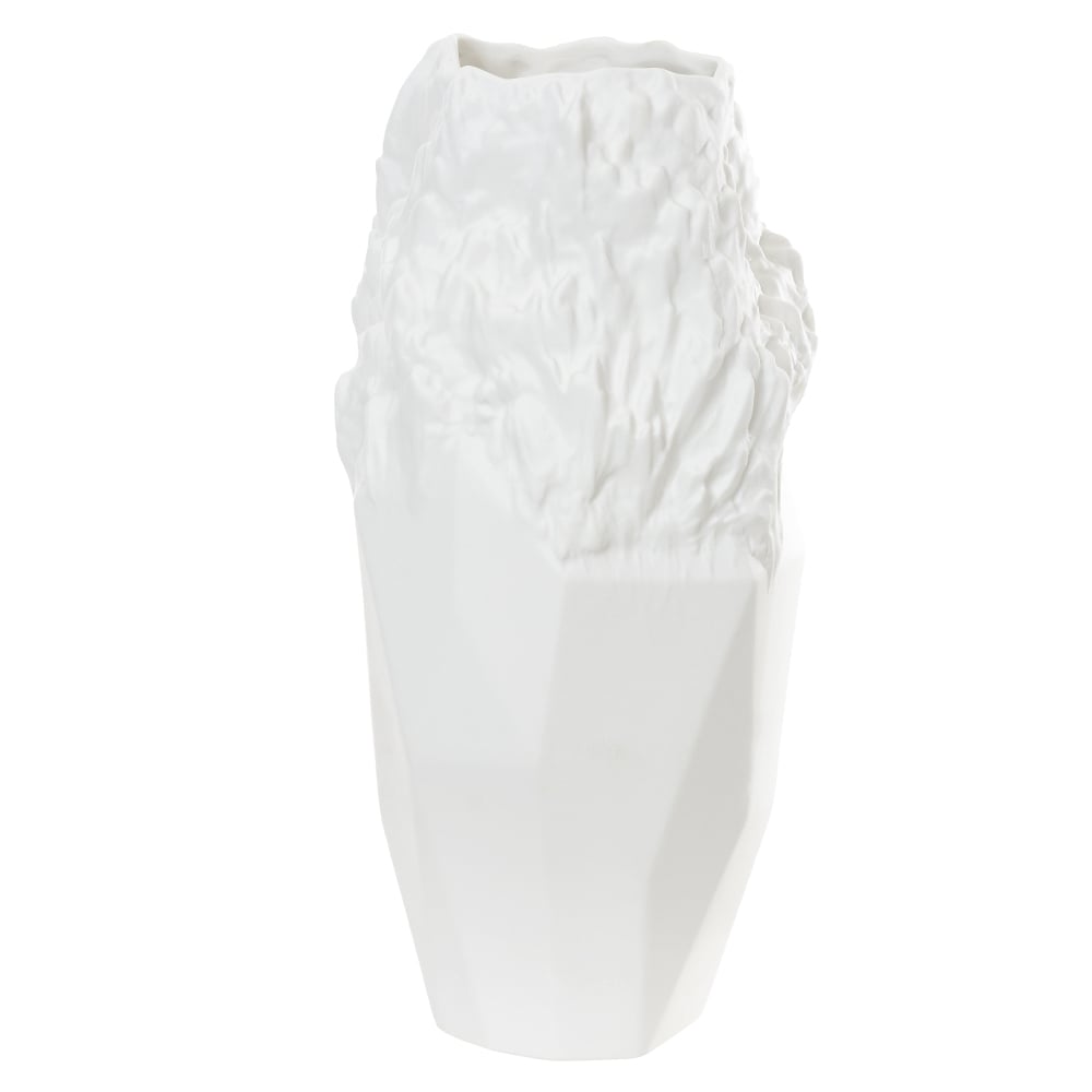 VASO DECOR PORCELANA (BRANCO) 34,8X17,3X15,2cm
