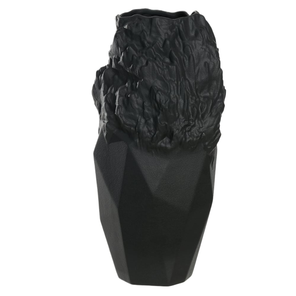 VASO DECOR PORCELANA (PRETO) 34,8X17,3X15,2cm