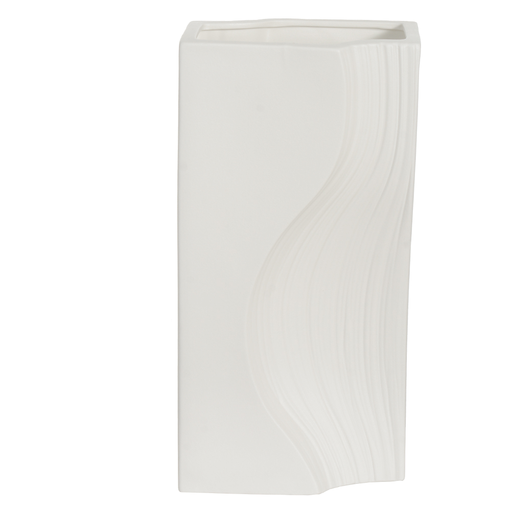 VASO DECOR PORCELANA (BRANCO) 35X17,4X12cm