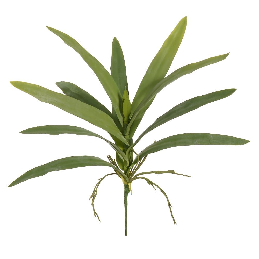 F.FOLHA ORQUIDEA CYMBIDIUM C/ARAME X10 (VERDE) 54cm