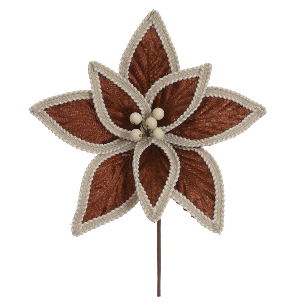 H.BICO DE PAPAGAIO NATAL AVELUDADO (MARROM) 19cm 26d