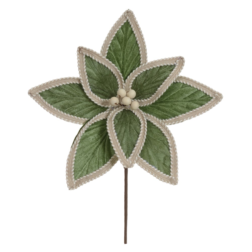 H.BICO DE PAPAGAIO NATAL AVELUDADO (VERDE) 19cm 26d