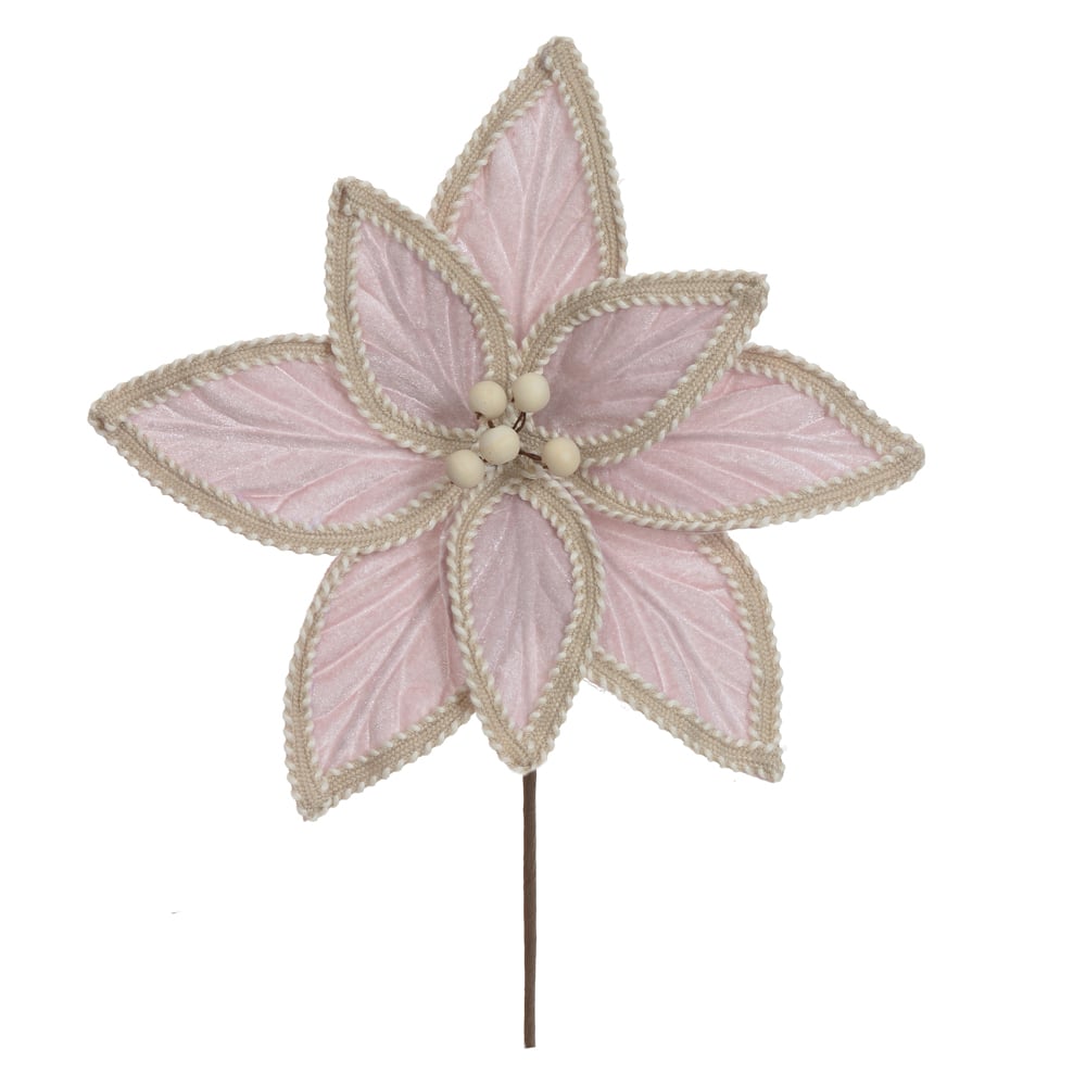 H.BICO DE PAPAGAIO NATAL AVELUDADO (ROSA CLARO) 19cm 26d