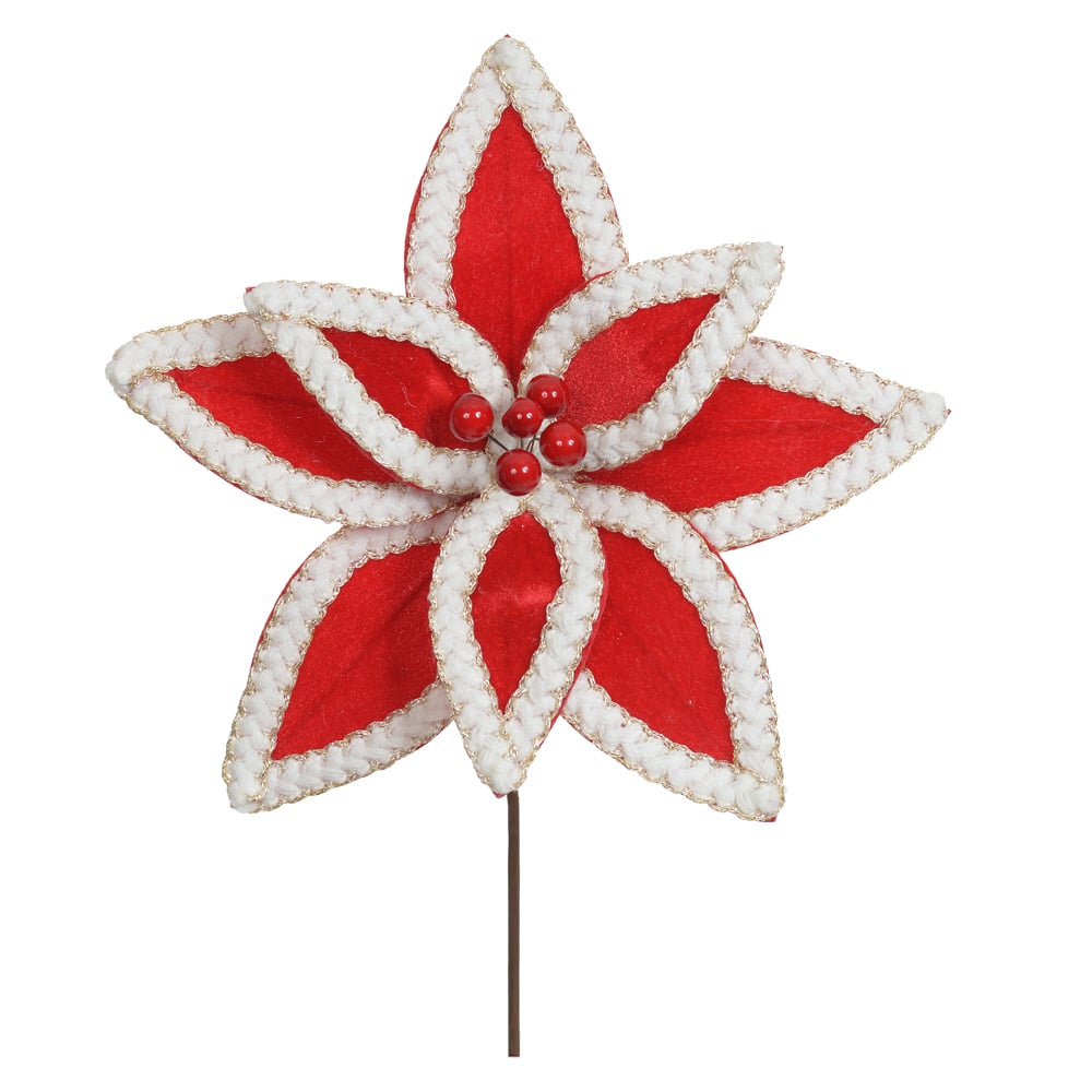 H.BICO PAPAGAIO NATAL AVELUDADO (VERMELHO) 19cm 26d