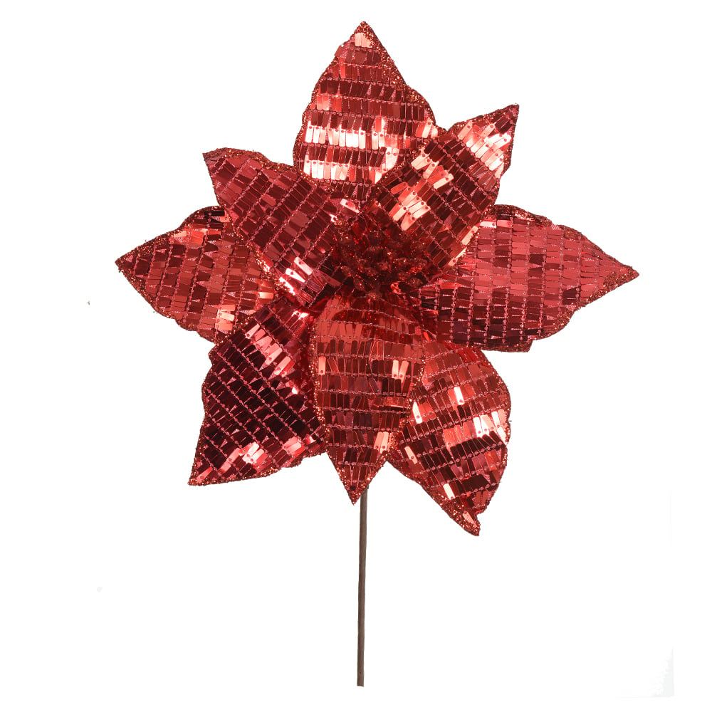 H.BICO DE PAPAGAIO NATAL ESPELHADO. (VERMELHO) 20cm 25d