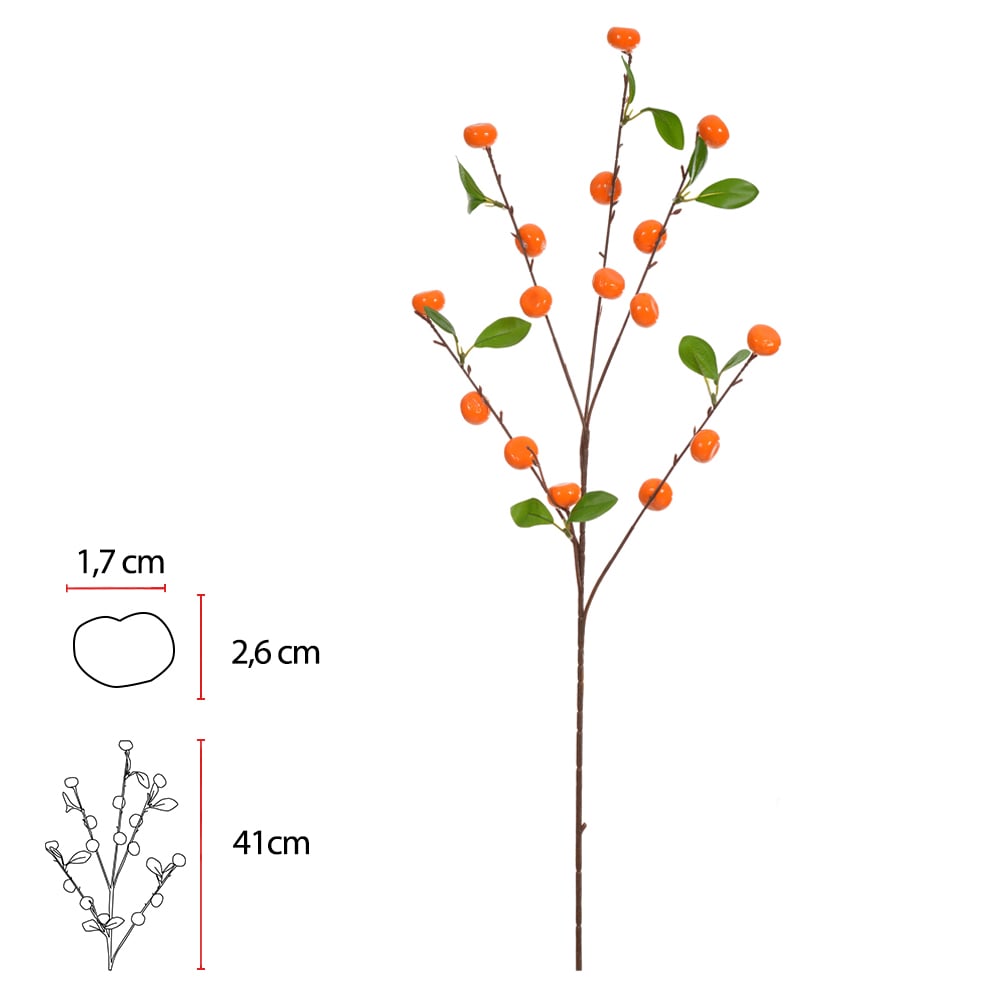 C.GALHO FRUTA X16 (LARANJA) 85cm