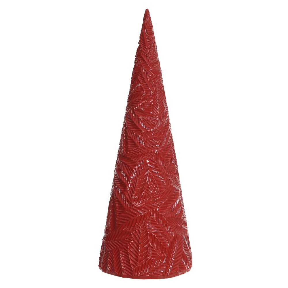 RESINA NATAL ARVORE (VERMELHO) 33X12cm