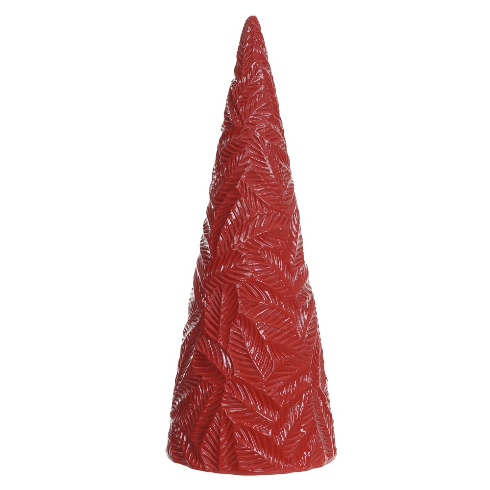 RESINA NATAL ARVORE (VERMELHO) 26X10,5cm