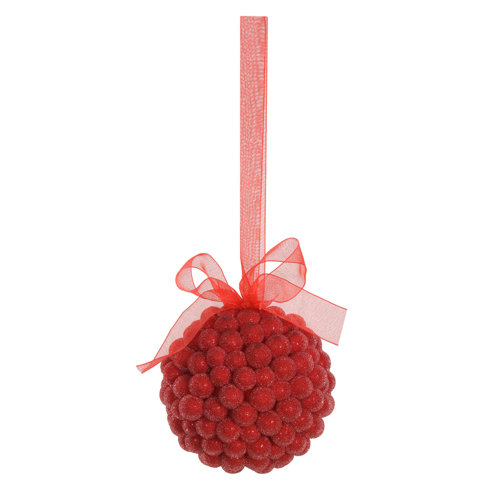 BOLAS DECORADAS NATAL (VERMELHO) 10D