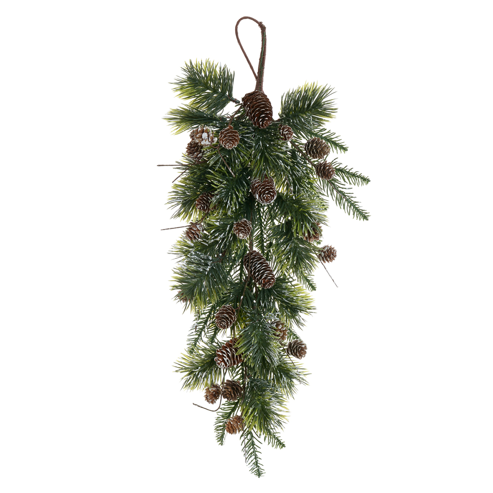 F.PINGENTE. NATAL C/PINHA (VERDE) 64cm