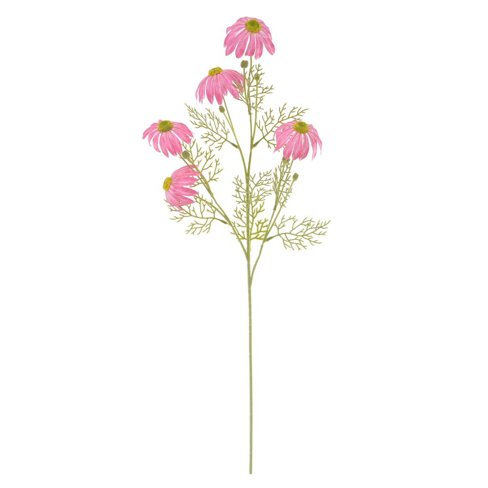 H.FLOR REAL TOQUE C/FLOCKED X5 (ROSA) 85cm