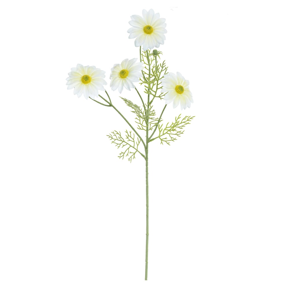 H.MARGARIDA REAL TOQUE C/FLOCKED X4 (BRANCO) 63cm