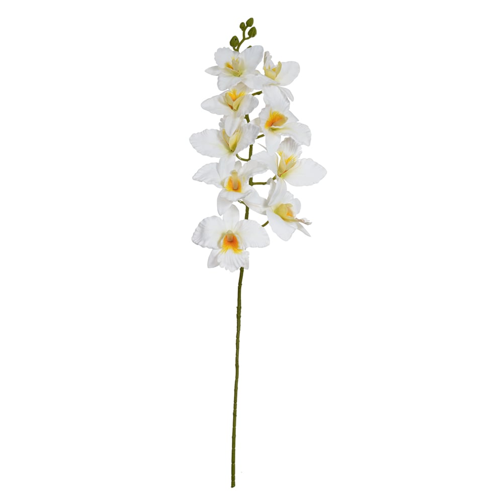 H.ORQUIDEA CATTLEYA REAL TOQUE X9 (BRANCO) 99cm
