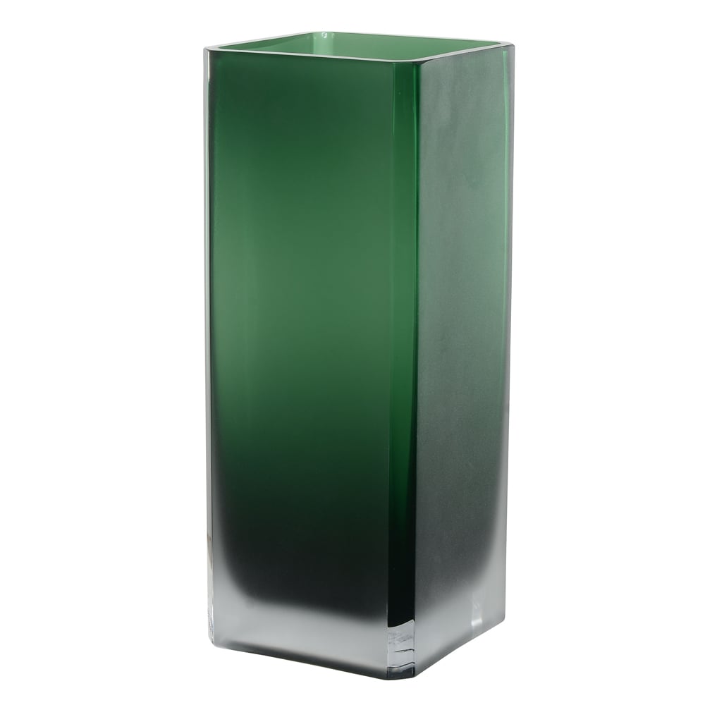 VASO DECOR VIDRO (VERDE) 30cm 12d