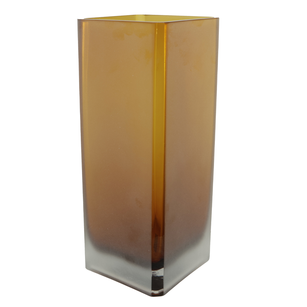 VASO DECOR VIDRO (AMBAR) 30cm 12d