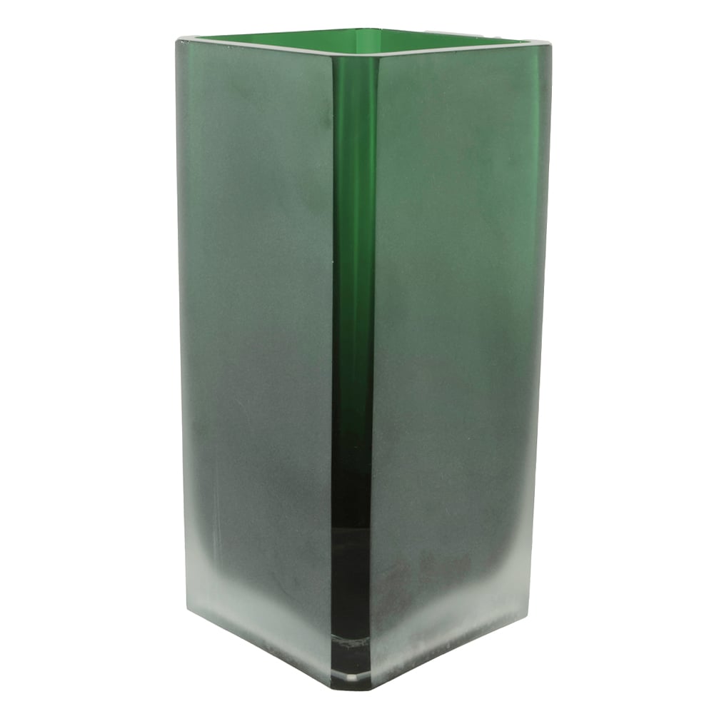 VASO DECOR VIDRO (VERDE) 25cm 12d