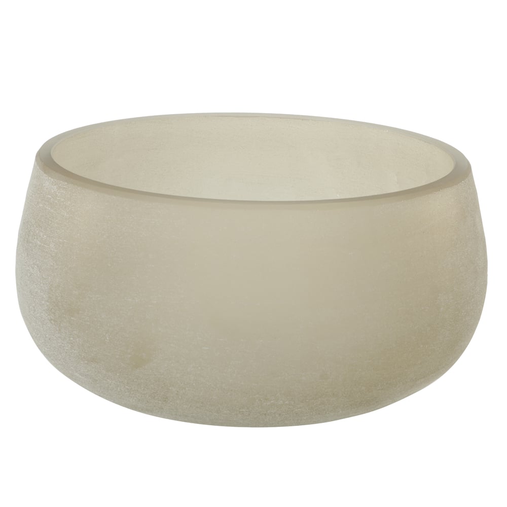 CENTRO DE MESA DECOR VIDRO (MARROM FOSCO) 10,5cm 22d