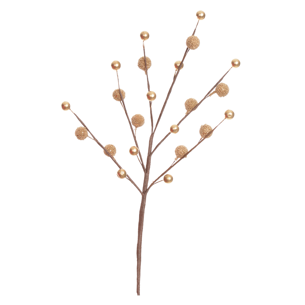 H.PICK BERRY NATAL (DOURADO) 30cm