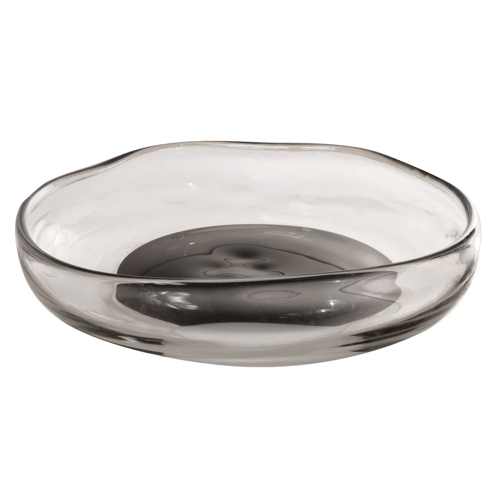 CENTRO DECORATIVO VIDRO (TRANSPARENTE PRETO) 5,5cm 23d