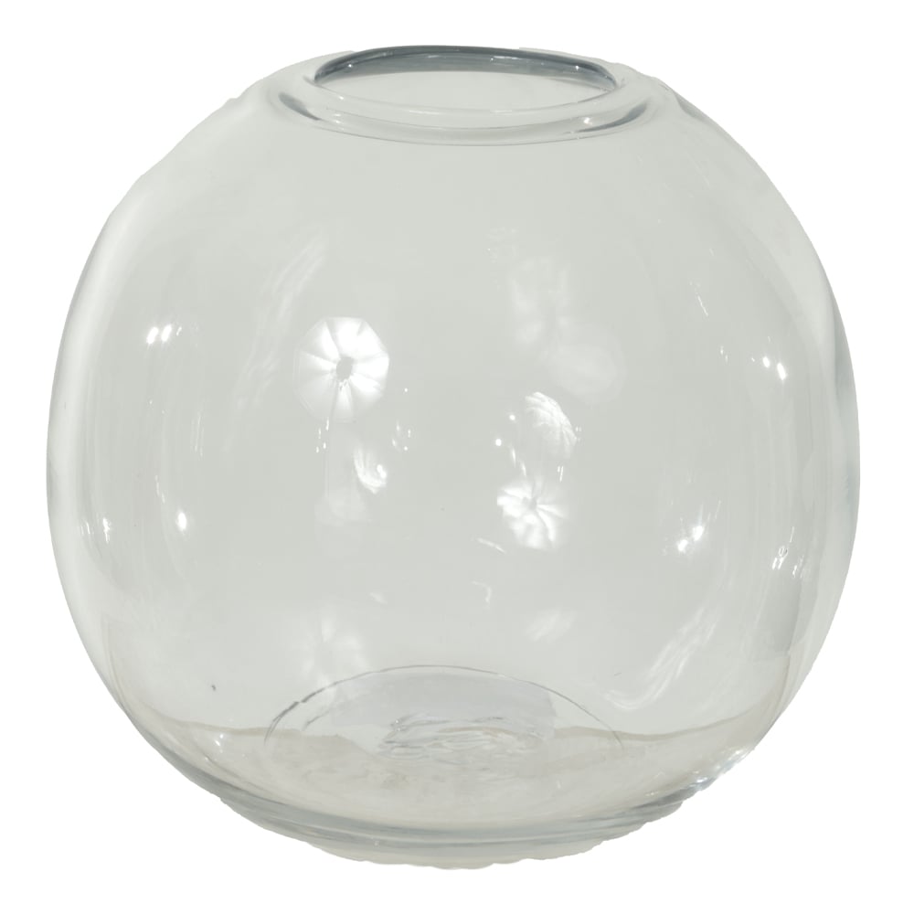 VASO DECOR VIDRO (TRANSPARENTE) 16cm 17,8d