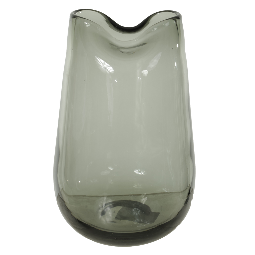 VASO DECOR VIDRO (CHUMBO) 25cm 15,5d