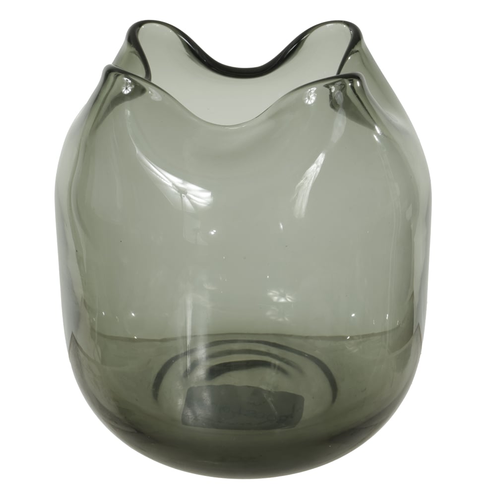 VASO DECOR VIDRO (CHUMBO) 16,5cm 15,5d
