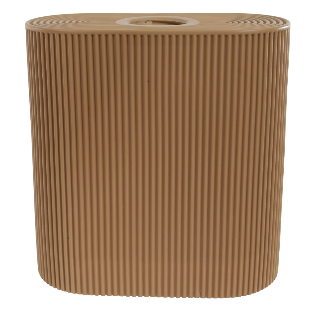 DIFUSOR COM VARETAS POLIRESINA 160ml 11X5,5X11,4cm CANELADO (TERRACOTA)
