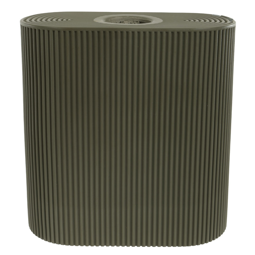 DIFUSOR COM VARETAS POLIRESINA 160ml 11X5,5X11,4cm CANELADO (VERDE)