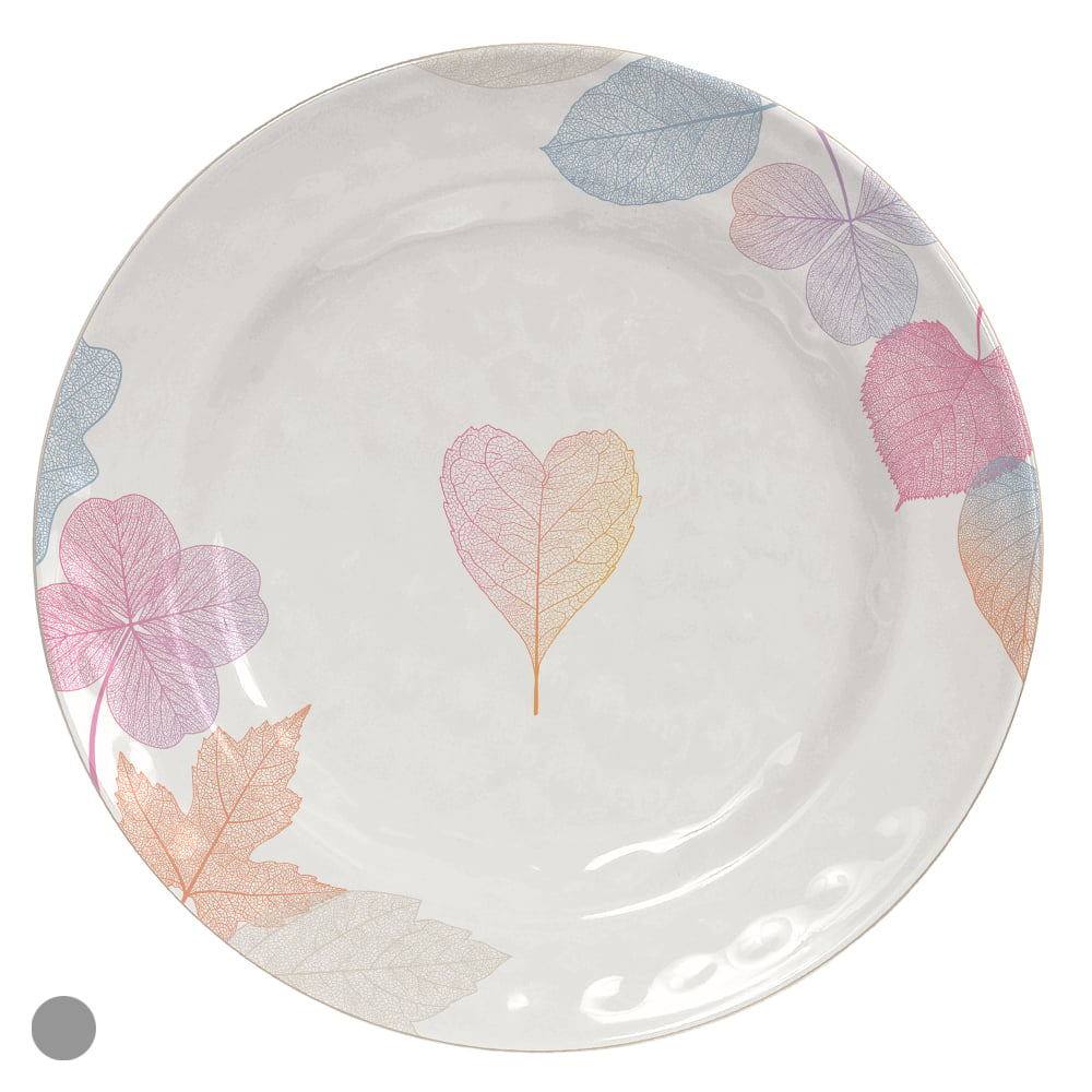 PRATO SOBREMESA MELAMINA 22d HERBARIUM (OFF WHITE)