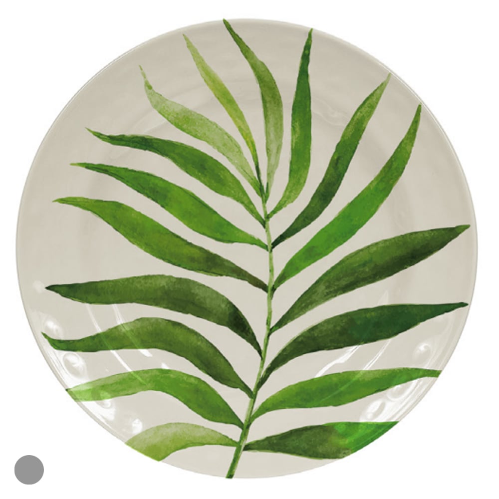 PRATO SOBREMESA MELAMINA 22d HERBARIUM (VERDE)