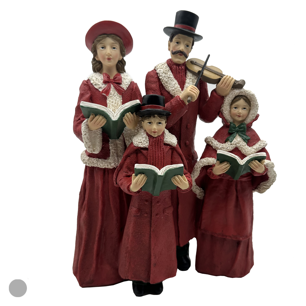 RESINA NATAL CORAL (VERMELHO) 27X21cm