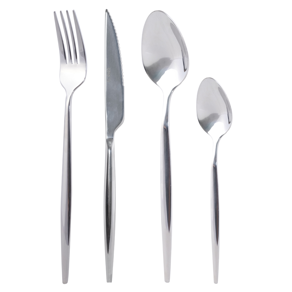 FAQUEIRO ACO INOX 24 PECAS (PRATA BRILHO)