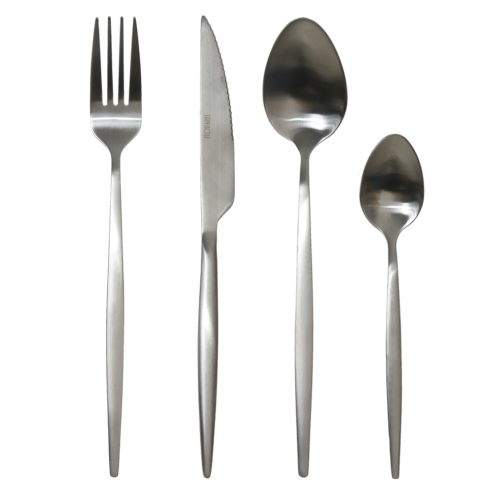 FAQUEIRO ACO INOX 24 PECAS (PRATA FOSCO)