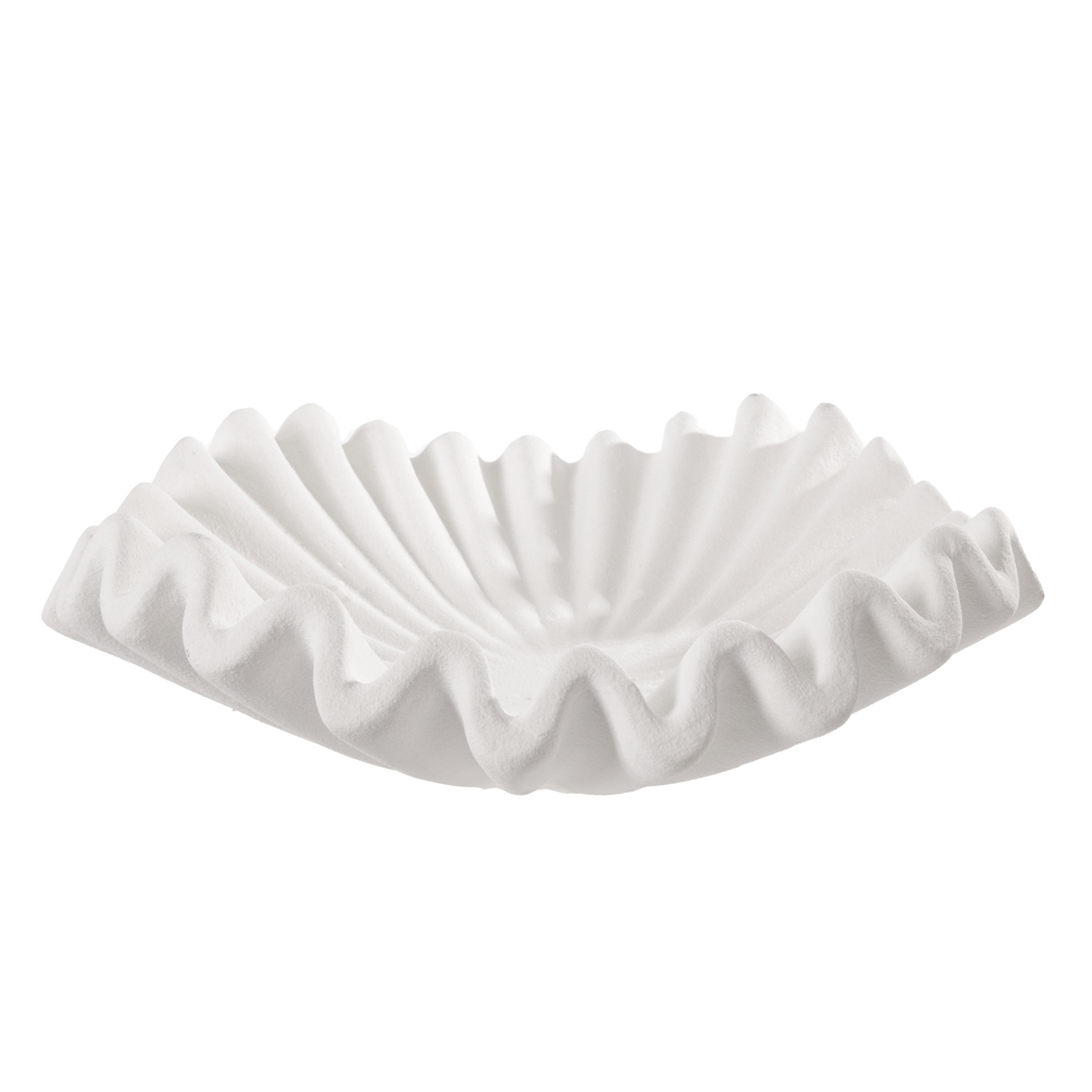CENTRO DE MESA CERAMICA (BRANCO) 13,5cm 40d