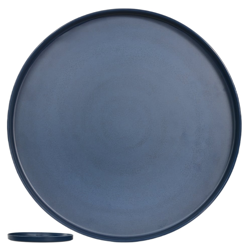 PRATO RASO MELAMINA 25d GOURMET (AZUL)