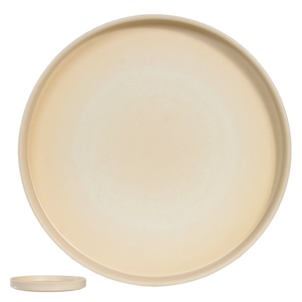 PRATO SOBREMESA MELAMINA 18d GOURMET (BEGE)