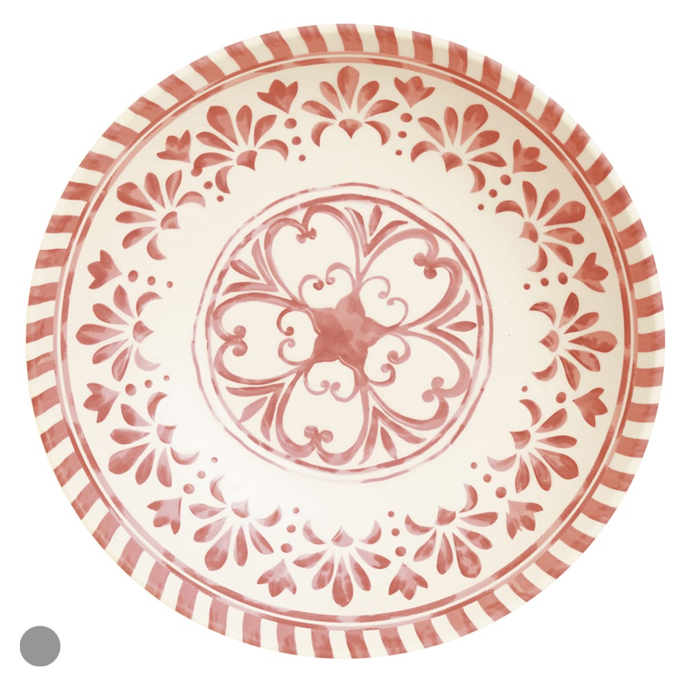 SALADEIRA MELAMINA 2500ml 7,2X27,9cm FACETADO (MARSALA)