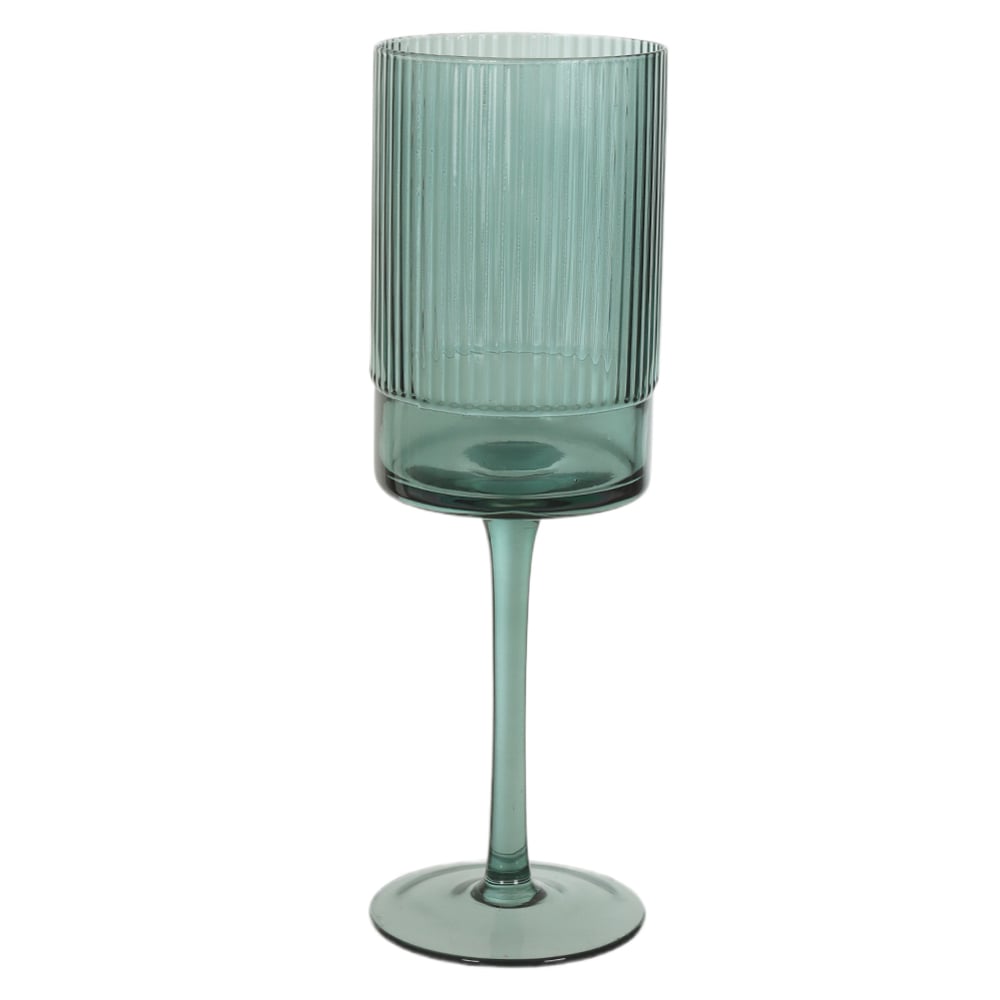 CJ TACAS VINHO BRANC 420ml 23X7,5cm C/6 PECAS ELEGANCE (VERDE)