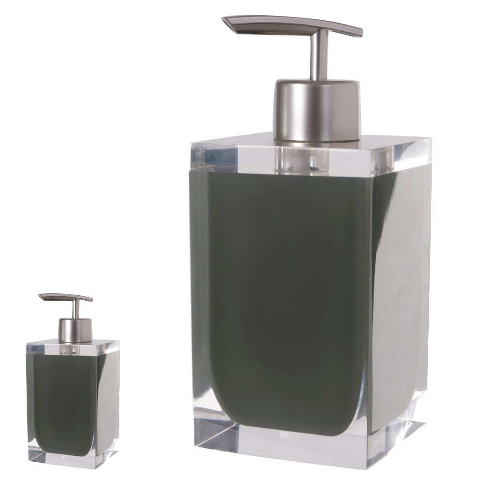 PORTA SABONETE POLIRESINA 250ml 15,8X6,7X6,7cm GLACIAL (VERDE)