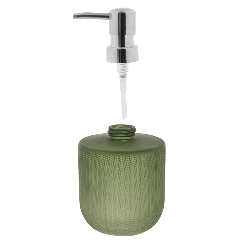 KIT PARA BANHEIRO VIDRO 300ml C/2 PECAS AMAZONIA (VERDE)