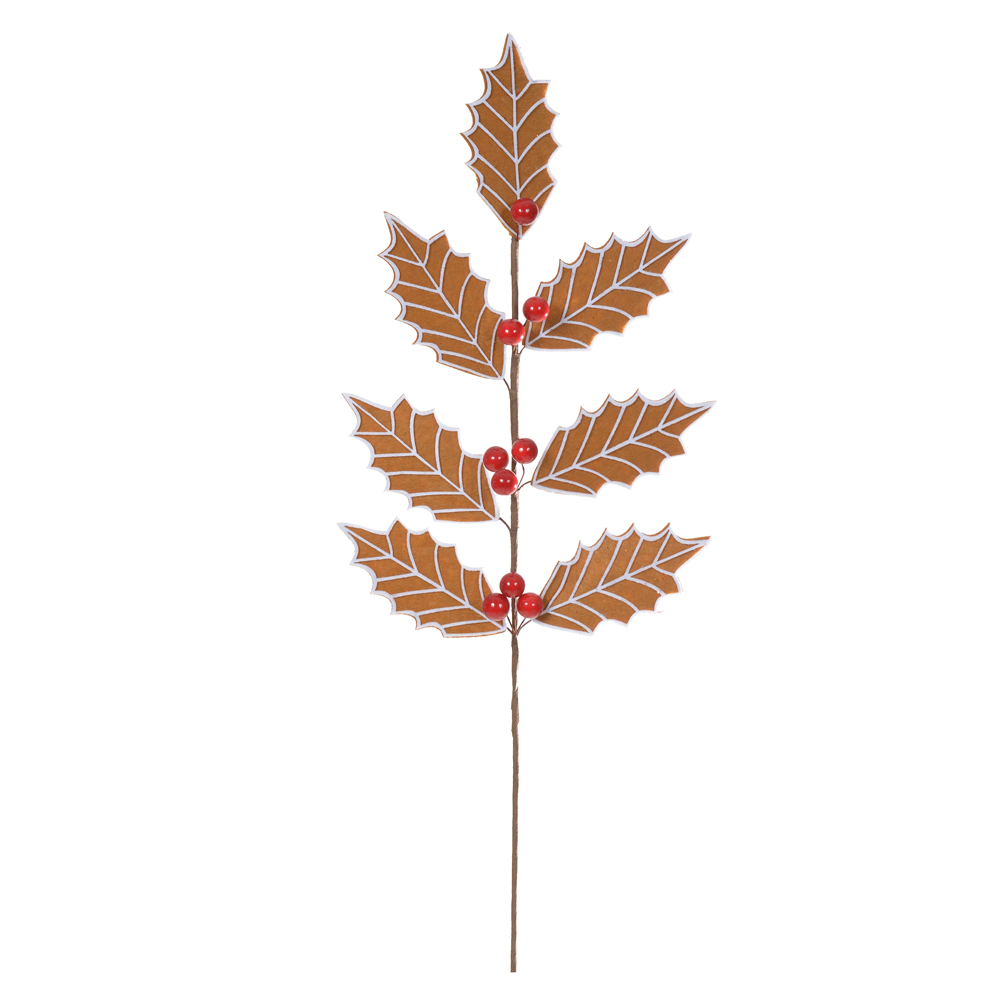 H.FOLHA NATAL (BEGE) 62cm