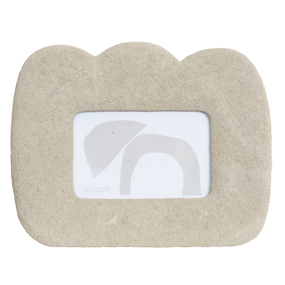 PORTA RETRATO POLIRESINA FTO 10X15CM (BEGE) 20,3X25,4cm 1,8d