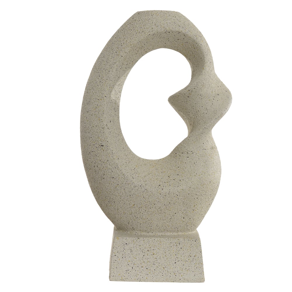 ESCULTURA DECORATIVA POLIRESINA (BEGE) 31X17,5X9cm
